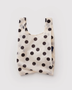 Baby Baggu - Cream and Black Polka Dot