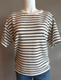 Mila Boyfriend Tee - Black White