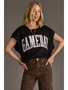 Game Day Short Sleeve Sweatshirt - Black