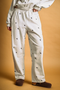 Heart Embroidered Sweat Pants - Grey Navy