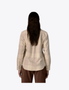 Womens Fjord Flannel Shirt - Snow Owl Rutabega White