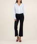 Kelsey High Rise Ankle Flare - Black