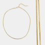 Cable Chain 16 Inches - Gold