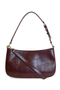 Erin Faux Croc Hobo Shoulder/Crossbody - Burgundy