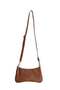 Nicolette Curved Shoulder/Crossbody -  Cognac