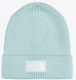 The North Face Logo Box Cuffed Beanie - Glacier