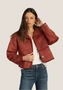 Casey Stitched Jacket - RIch Red