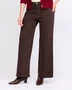 Meg High Rise Wide Leg - Chocolate