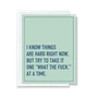 I Know Things Are Hard Card