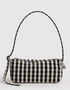 Nylon Loaf Bag - Black White Gingham