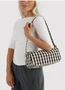 Nylon Loaf Bag - Black White Gingham