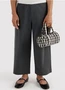 Small Nylon Duffle Bag - Black and Cream Gingham