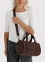 Nylon Duffle Bag - Coffee