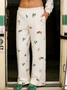 Camping Wide Leg Lounge Pants - Multi
