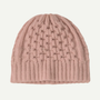 Coastal Cable Beanie - Pink Frost