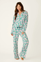 Mahjong Queen PJ Set - Green Lake