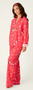 Love You A Brunch Flannel Set - Dark Coral