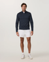Ponto 1/2 Zip Mock Neck - Ink Heather