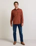 Burnside Flannel Shirt - Red Donegal Heather