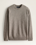 Wool Crew Sweater - Stone Heather