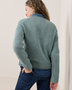 Shetland Relaxed Crew Sweater -  Sea Glass Blue Heather
