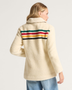 Glacier Sunset Fleece Jacket - Ivory