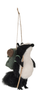 Wool Felt Forest Animal Ornament - Skunk