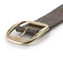 Knoxville Embossed Leather Belt - Gator Brown