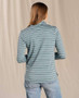 Maisey Long sleeve T - Neck - Blue Slate Stripe