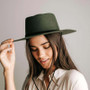 Wren Flat Brim - Green