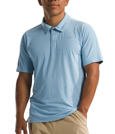 ★THE NORTH FACE★ MEN'S SUNDAY SHORT SLEEVE POLO LIGHT BLUE The North Face Men's Dune Sky Polo - Steel Blue