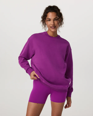 Vuori Restore Oversized Crew 2.0 - Magenta