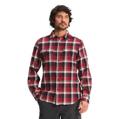 The North Face Arroyo Flannel Shirt - Meld Grey/Bozeman Plaid - MODA3
