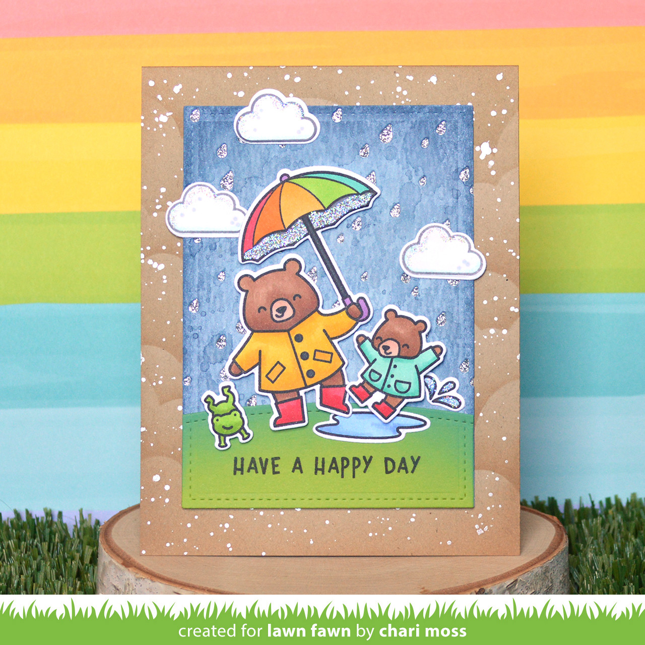 Beary Rainy Day Clear Stamp Set
