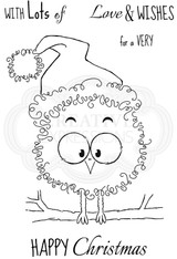 Woodware Clear Singles Festive Fuzzies – Robin 4 in x 6 in Stamp