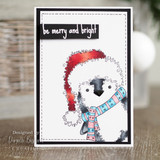 Woodware Clear Singles Festive Fuzzies – Penguin 4 in x 6 in Stamp