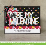 Valentine Hearts Border Lawn Cuts Dies