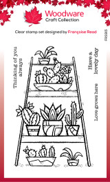 Woodware Indoor Garden 4 in x 6 in Stamp