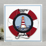 Beach Lighthouse Craft Die Stained Glass Collection by Sue Wilson