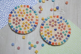 Mosaic Coaster Kit- Round- Rainbow