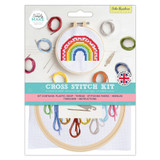 Simply Make Cross Stitch Kit - Boho Rainbow