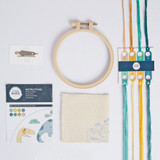 Simply Make Embroidery By Numbers Dinosaurs Craft Kit