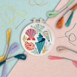 Simply Make Embroidery By Numbers - Seashells