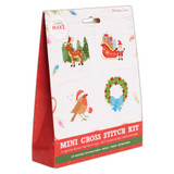 Simply Make Cross Stitch Kit Home For Christmas 4 Pack
