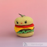 Hamburger Bag Charm Crocket Kit