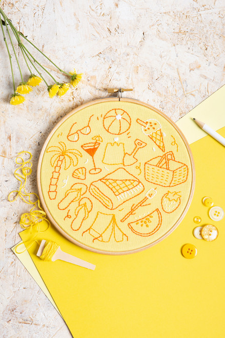 Summer Doodles Embroidery Kit