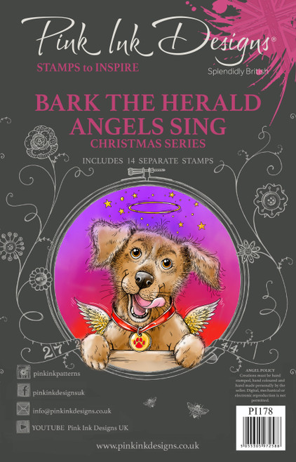 Bark The Herald Angels Sing Clear Stamp Set