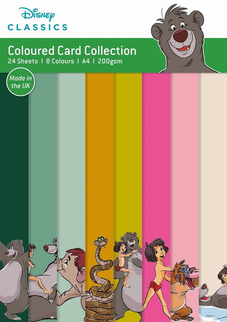 Disney Classics The Jungle Book A4 Coloured Card Pack Disney Classics The Jungle Book A4 Coloured Card Pack