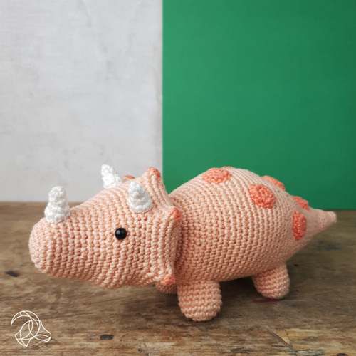 Triceratops Crochet Kit