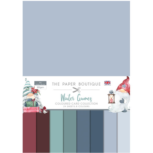Winter Gnomes Colour Card Collection A4 200gsm